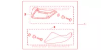 DEFLECTEURS DE PIEDS pour Honda NC 700 ABS de 2013