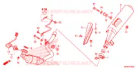 SILENCIEUX D'ECHAPPEMENT pour Honda NC 700 ABS de 2013
