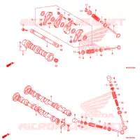 ARBRE A CAMES   SOUPAPE pour Honda NC 700 ABS DCT 35KW de 2013