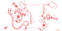 COMMODO   LEVIER   CABLE (NC700SD) pour Honda NC 700 ABS DCT 35KW de 2013