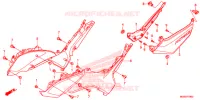COUVERCLES LATERAUX pour Honda NC 700 ABS DCT 35KW de 2013