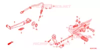 PEDALE pour Honda NC 700 ABS DCT 35KW de 2013