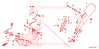 SILENCIEUX D'ECHAPPEMENT pour Honda NC 700 ABS DCT 35KW de 2013