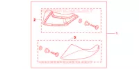 DEFLECTEURS DE PIEDS pour Honda NC 700 X ABS DCT de 2013