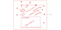 KIT FIXATION GPS pour Honda NC 700 X ABS DCT de 2013
