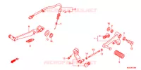 PEDALE pour Honda NC 700 X ABS DCT de 2013