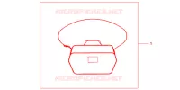 SAC INTERIEUR DE TOP CASE pour Honda NC 700 X ABS DCT de 2013