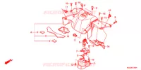 CACHE CENTRAL pour Honda NC 700 X ABS DCT de 2013