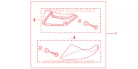 DEFLECTEURS DE PIEDS pour Honda NC 700 X ABS DCT de 2013