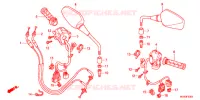 POIGNEE   COMMODO   CABLE (NC700XD) pour Honda NC 700 X ABS DCT de 2013