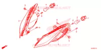 CLIGNOTANT AVANT pour Honda FORZA 300 de 2013