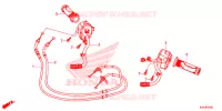 COMMODO   LEVIER   CABLE pour Honda FORZA 300 de 2013