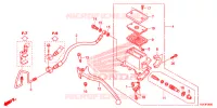 MAITRE CYLINDRE DE FREIN ARRIERE (NSS300) pour Honda FORZA 300 de 2013