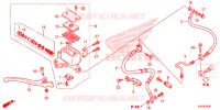MAITRE CYLINDRE DE FREIN AVANT (NSS300) pour Honda FORZA 300 de 2013