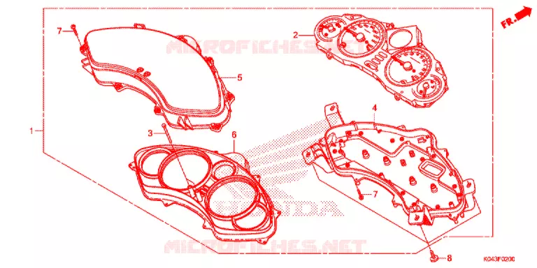 COMPTEUR  Honda SCOOTER 300 FORZA 2014  NSS300D
