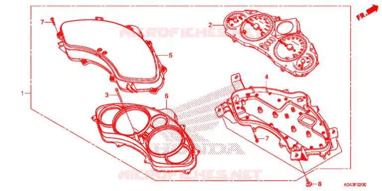 COMPTEUR  Honda SCOOTER 300 FORZA 2016  NSS300AD