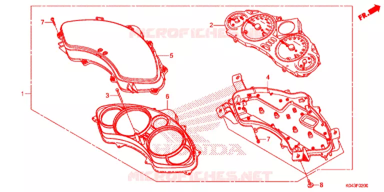 COMPTEUR  Honda SCOOTER 300 FORZA 2013  NSS300AD