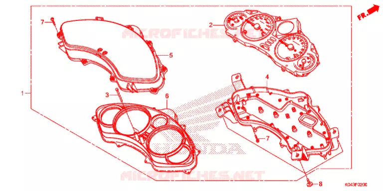 COMPTEUR  Honda SCOOTER 300 FORZA 2013  NSS300AD