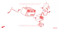 BATTERIE pour Honda DEAUVILLE 700 de 2011