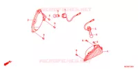 CLIGNOTANT pour Honda DEAUVILLE 700 de 2011