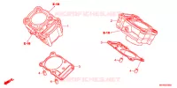 CYLINDRE pour Honda DEAUVILLE 700 de 2011