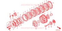 EMBRAYAGE pour Honda DEAUVILLE 700 de 2011