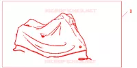 HOUSSE  pour Honda DEAUVILLE 700 de 2011