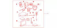 SUPPORT GPS pour Honda DEAUVILLE 700 de 2011