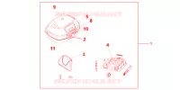 TOP CASE 45L pour Honda DEAUVILLE 700 de 2011