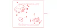 TOP CASE 45L pour Honda DEAUVILLE 700 de 2011