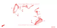 CLIGNOTANT pour Honda DEAUVILLE 700 de 2011