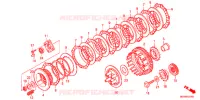 EMBRAYAGE pour Honda DEAUVILLE 700 de 2011