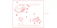 TOP CASE 45L pour Honda DEAUVILLE 700 de 2011