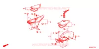 VIDE POCHE pour Honda DEAUVILLE 700 de 2011