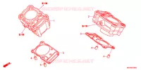 CYLINDRE pour Honda DEAUVILLE 700 de 2011