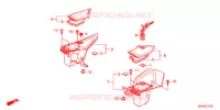 VIDE POCHE pour Honda DEAUVILLE 700 de 2011