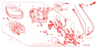 COMPTEUR DE VITESSE (SC1255,6,8) pour Honda SC 125 de 2008