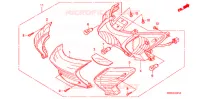 FEUX ARRIERE (SC1256,8) pour Honda SC 125 de 2008