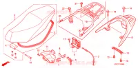 SELLE (SC1255,6,8) pour Honda SC 125 de 2008