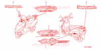 T (SC1255,6) pour Honda SC 125 de 2006