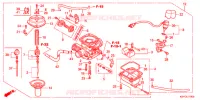 CARBURATEUR pour Honda SC 125 RED de 2010