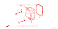 COUVRE CULASSE (SC125A) pour Honda SC 125 RED de 2010