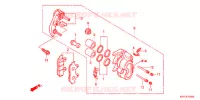 ETRIER DE FREIN AVANT (SC125A) pour Honda SC 125 RED de 2010
