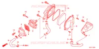 FILTRE A AIR   SOUPAPE D'AIR (SC125A) pour Honda SC 125 RED de 2010