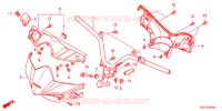 GUIDON   CARENAGE (4) pour Honda SC 125 RED de 2010