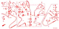 LEVIER DE GUIDON   CABLE   COMMODO (2) pour Honda SC 125 RED de 2010