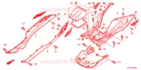 PLANCHER (SC125A) pour Honda SC 125 RED de 2010