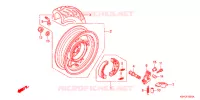 ROUE ARRIERE (SC125A) pour Honda SC 125 RED de 2010