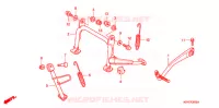 BEQUILLE   PEDALE KICK (SC1255,6,8) pour Honda ELITE 125 de 2010