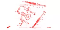 ARBRE A CAMES   SOUPAPE pour Honda ELITE 125 de 2006